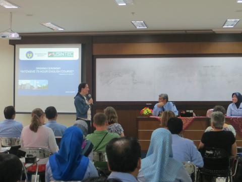 Opening Ceremony of the Intensive 75 hour English Course